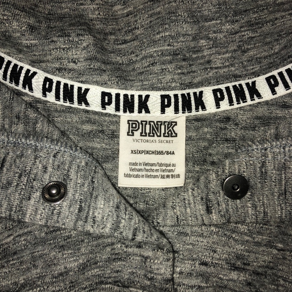 Pink Cropped Pullover - Picture 3 of 3